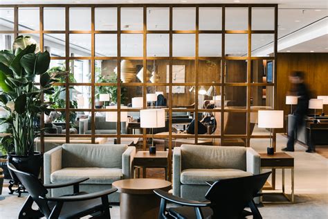Cathay Pacific First Lounge Hong Kong elegant dining area