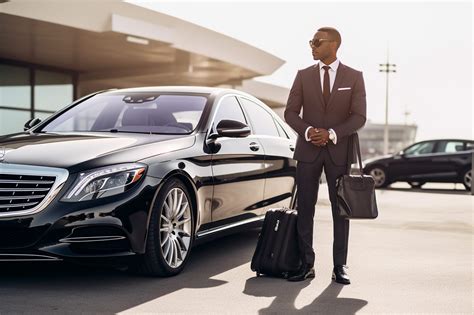 celebrity chauffeur vehicle parked beside private jet at Van Nuys Airport FBO
