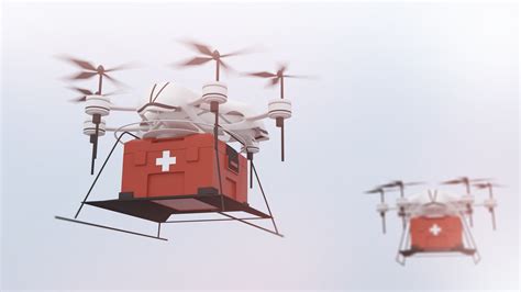 cento drone on autonomous medical supply delivery mission in rural michigan