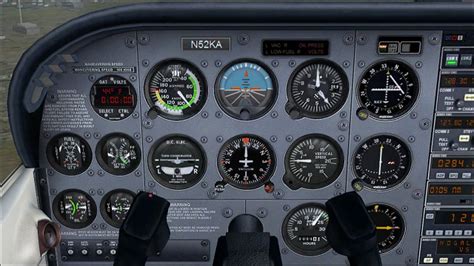 Cessna 172 primary flight display