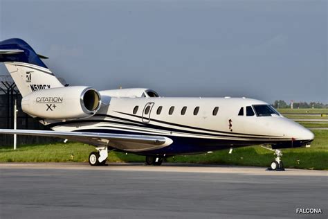 Cessna Citation X from Wheels Up soaring at high altitude