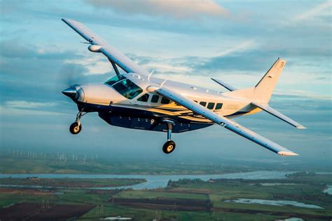 Cessna Grand Caravan EX soaring high in the sky