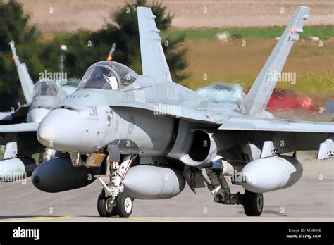 CF-18 Hornet of the Royal Canadian Air Force in arctic camouflage
