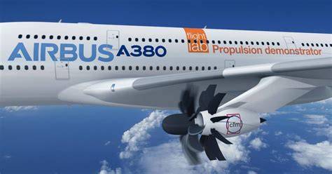 CFM RISE open fan engine technology Airbus A380 flight test demonstrator