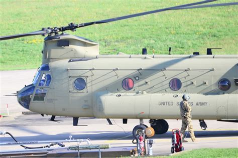 CH-47 Chinook refueling in sub-zero terrain during Arctic Edge logistics drill