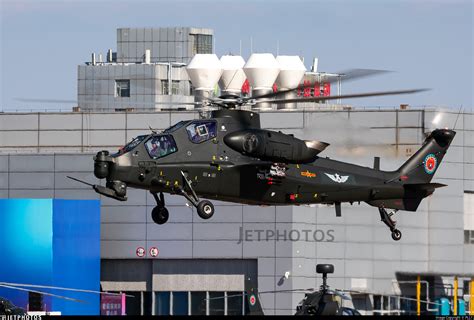 Changhe Z-10 performing aerial maneuvers at Singapore Airshow 2024