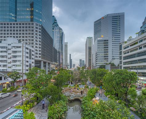 Chao Phraya River skyline and Bangkok cityscape