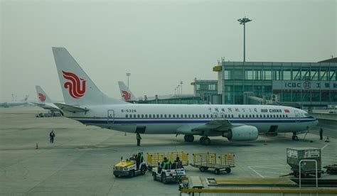 China Airlines mixed fleet on runway