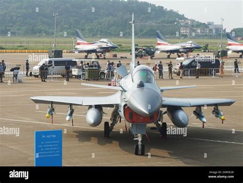 Chinese J-10C fighter showcased at Zhuhai Air Show