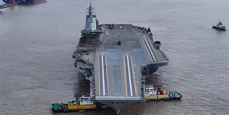 Chinese Type 003 carrier with J-35 deck operations in 2024