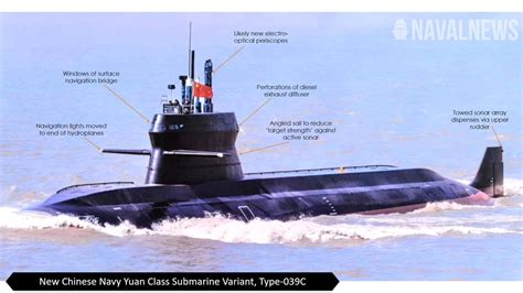 Chinese Type 039A Yuan-class diesel-electric submarine with air-independent propulsion