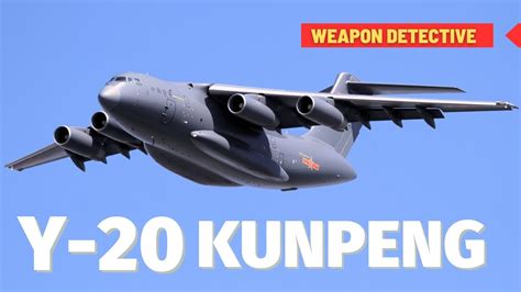 Chinese Xi’an Y-20 Kunpeng heavy military transport aircraft on a People’s Liberation Army Air Force runway