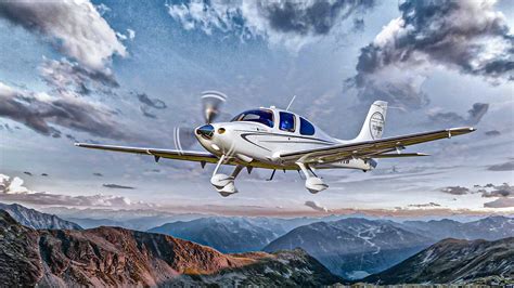 Cirrus SR22 flying in IFR conditions above cloud layers