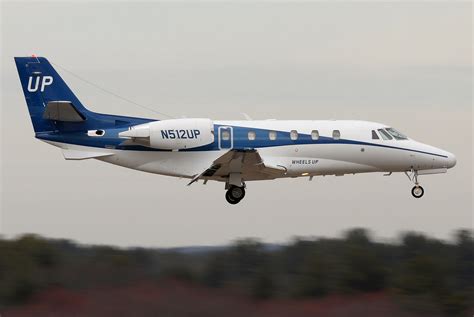 Citation XLS from Wheels Up soaring at high altitude