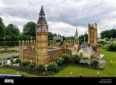 close-up of Big Ben replica at Mini-Europe Brussels