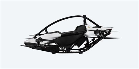 close-up of jetson one electric motors with carbon fiber arms in hangar