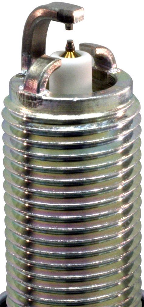 close-up of new aviation spark plug with iridium electrode technology