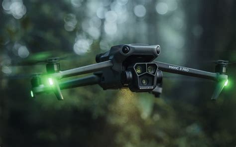 Close-up of the DJI Mavic 3 Pro’s triple-camera Hasselblad system