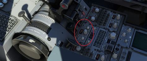 close-up of transponder ident button in general aviation aircraft