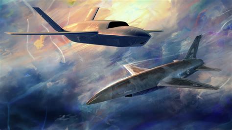 Collaborative Combat Aircraft concept rendering for NGAD program