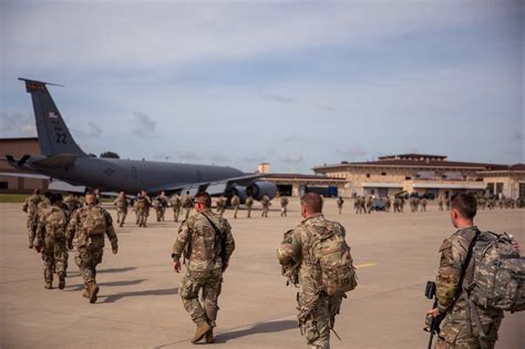 Colombian air base with improvised runway deployment exercise