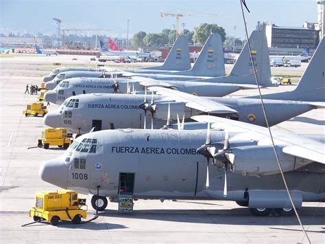 Colombian Air Force Hercules C-130 at CATAM military base