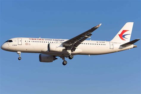 COMAC C919 aircraft displayed at Asian aerospace exhibition