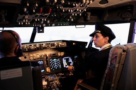 commercial airline captain in flight 2025 cockpit command