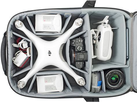 Compact drone packed in a carry-on compliant case