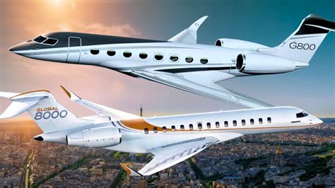 Comparison of Global 8000 and Gulfstream G800 cabin layouts and specs