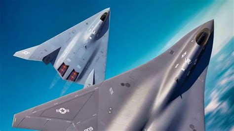 Concept art of F-47 NGAD sixth-generation stealth fighter