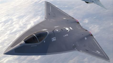 Concept art of sixth-generation NGAD fighter jet