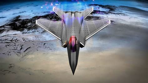 Concept artwork of sixth-generation FCAS fighter soaring above European terrain, symbolizing continental defense ambitions