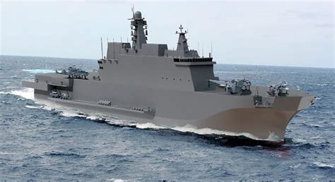 Concept render of Russia’s Project 23900 Ivan Rogov-class amphibious assault ship