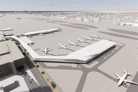 Concept rendering of future Sky Harbor terminal expansion project