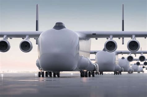 concept rendering of Radia WindRunner massive cargo aircraft on short unpaved runway