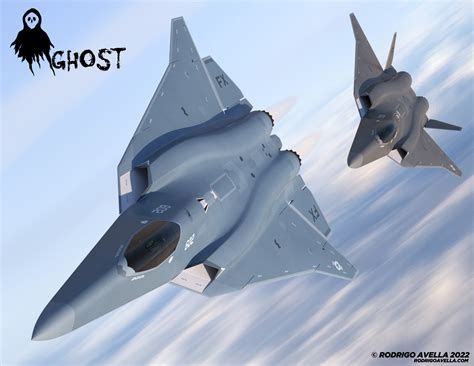 Concept rendering of sixth-generation fighter with adaptive wing surfaces