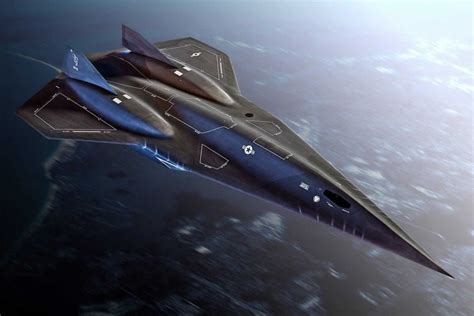 conceptual SR-72 hypersonic reconnaissance aircraft artwork