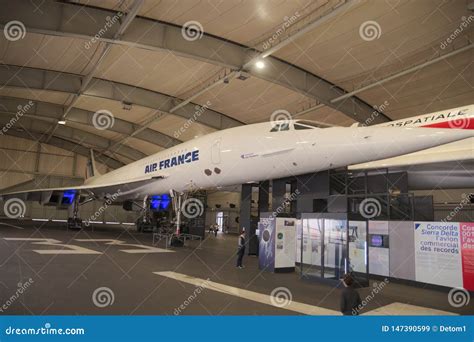 Concorde 001 preserved at Le Bourget Aviation Museum