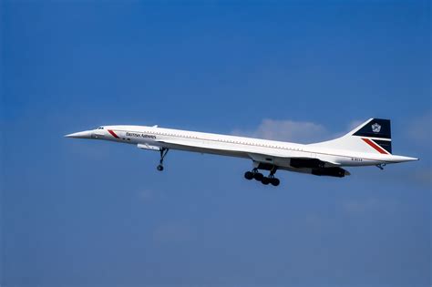 Concorde banking at high altitude during test flight