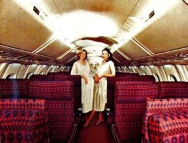 Concorde cabin interior champagne service Mach 2