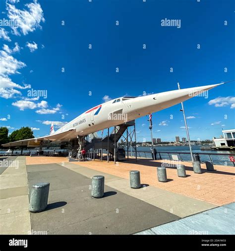 Concorde G-BOAD on display at Intrepid Air and Space Museum New York