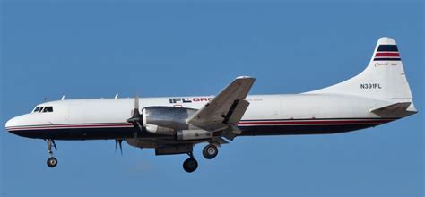 Convair 5800 on runway