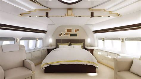 converted boeing 747 hotel structure lit up at dusk