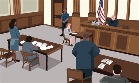 courtroom illustration depicting future international trial over Flight 8243 case