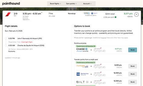 credit card reward points travel dashboard with flight and hotel redemptions