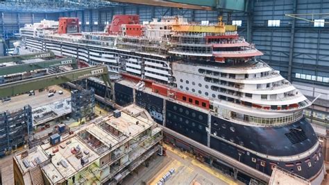 cruise ship construction halted at shipyard due to bankruptcy proceedings
