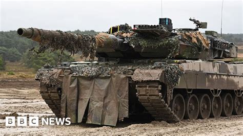 Damaged Ukrainian Leopard 2A6 tank following Lancet strike
