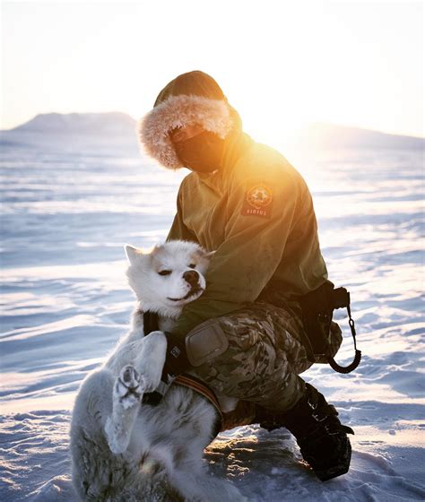 Danish Arctic patrol Sirius dogsled Greenland