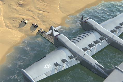 DARPA Liberty Lifter seaplane concept for heavy sea lift operations